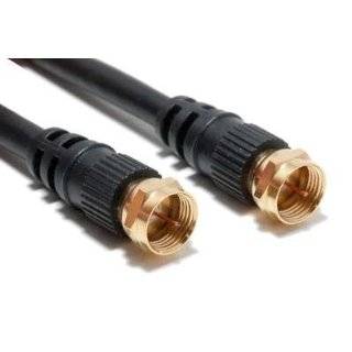 50 50 FT FOOT BLACK RG59 RG 59 75 OHM COAX COAXIAL CABLE WIRE CORD 
