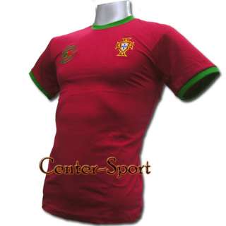 Portugal Maroon Soccer T Shirt Football Top L / P44  