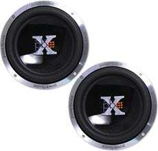 Pair of Powerbass 3XL 10D 10 3000 Watt Dual 1 Ohm Car Subwoofers 