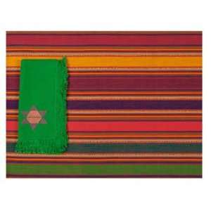  Fiesta Placemats & Napkins with Star of David. Cotton 8 Piece Set 