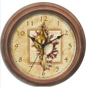 Seashore Wall Clock in Distressed Antique Copper