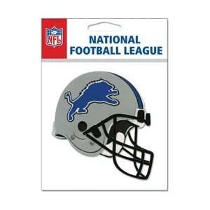 NFL TEAM HELMET 3D Stickers DETROIT LIONS   DISCONTINUED 