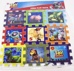 DISNEY Toy Story Foam PUZZLE PLAY MAT / Cube NEW  