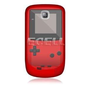 Ecell   HEADCASE RED NINTENDO GAME BOY CLASSIC BACK CASE FOR SAMSUNG 