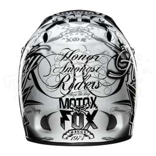 NEW Fox Racing Rampage DH MTB Full Face Bicycle Helmet   Black / White 