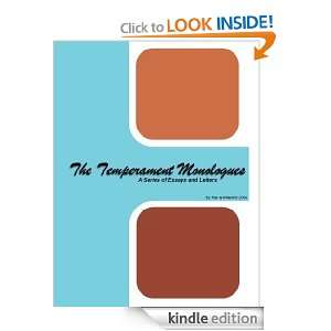 The Temperament Monologues Hal Warfield  Kindle Store