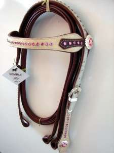 Brand New Item by SHOWMANBRANDED AUCTION IS FOR HEADSTALL & REINS.