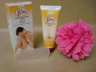 Fem Hair Removing Cream Creme SANDAL 4.23 Oz Removes Medium Coarse 