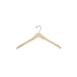    Natural Contoured Wood Outerwear Hangers   17