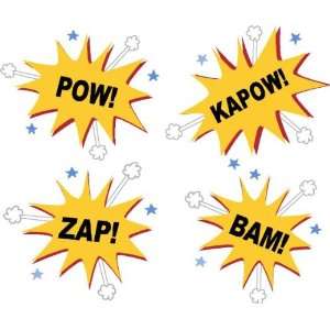  Kapow Bam Pow Zap Paint by Number Wall Mural