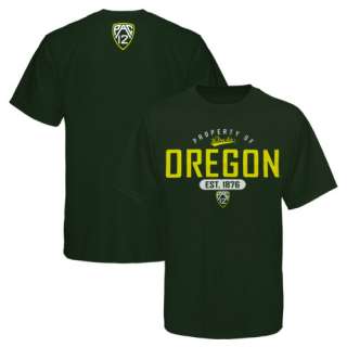 Oregon Ducks Pac 12 Mechanic T Shirt   Green  