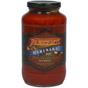 Frescorti Pasta Sauce, Marinara, 26 Ounce Glass Jars (Pack of 12 