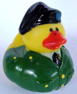 12 US ARMY Soldier Rubber Duckie Ducky Duck Party Favor  