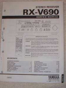 Yamaha Service Manual~RX V690 Stereo Receiver  