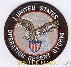 OPERATION DESERT STORM PATCH US AIR FORCE NAVY ARMY 