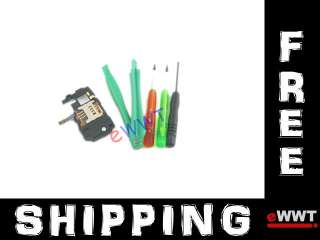 FREE SHIP for Samsung S8500 Wave 1 Buzzer Sim Card Slot Flex Cable 