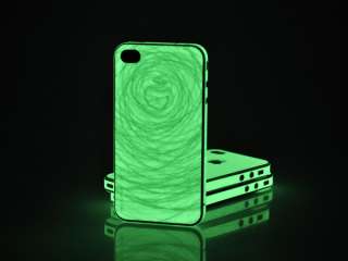 Circles Fluorescent Decal Skin Sticker Protector For Apple iphone 4 4G 