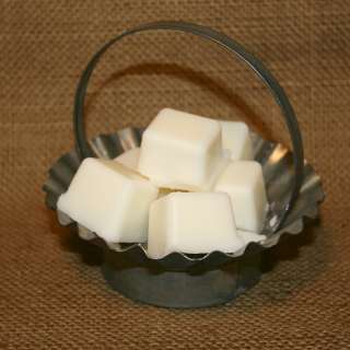   scented soy wax. All of our soy wax tarts and candles are dye free