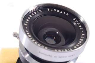 Schneider super angulon 65mm f8 lens in Synchro Compur  