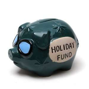  Holiday Fund Pig Coin Piggy Bank 