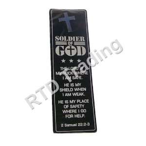  Soldier of God Christian Cross Pin w/ Bookmark Everything 