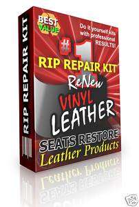 Leather Vinyl Rip Repair Kits, Hidden Seat Rip Repairs  