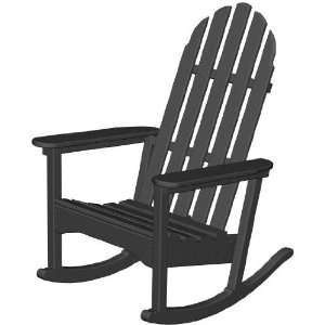   Plastic Wood Classic Adirondack Rocking Chair Patio, Lawn & Garden