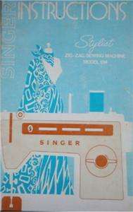 Singer 514 Stylist Sewing Machine Manual On CD  