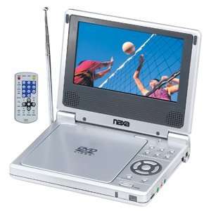  Naxa Portable DVD Player with 7 wide screen LCD TV NX 829 
