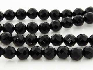Mens Black & Silver Round Ball Bead Macrame String Rosary 11mm 20 