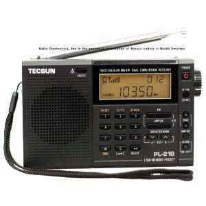   210 Digital PLL Portable AM/FM/LW Shortwave Radio, Black Electronics