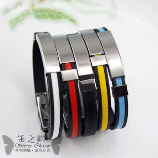 New wholesale fashion simple silicone bracelets Yellow  