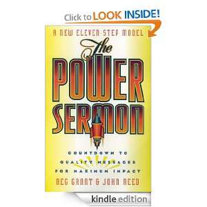 The Power Sermon Reg Grant, John Reed  Kindle Store