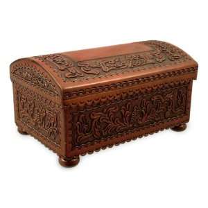 Tooled leather chest, Spanish Princess 