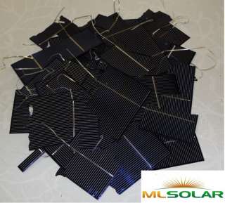 100+ Broken Tabbed Solar Cells Pieces DIY Solar Panel  