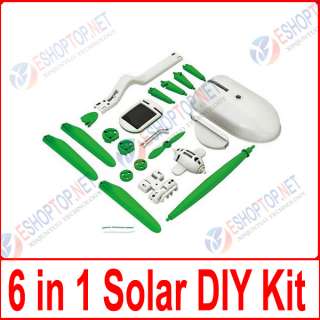   Solar Powered Educational Robotic Kit With 6 Models NEW DIY TOY KIT