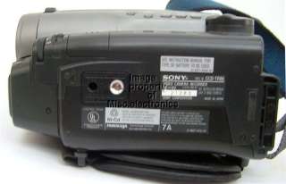 SONY CCD TRV86 HANDYCAM VISION VIDEO HI8 CAMCORDER FOR PARTS OR REPAIR 