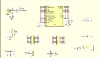 Mini development board for ARM Cortex M0 LPC1114 Z  