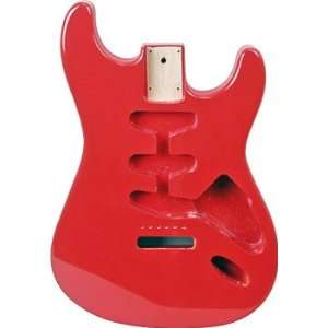  REPLACEMENT STRAT® BODY STANDARD HOT RED Musical 