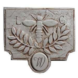  Napoleonic Bee Monogram plaque