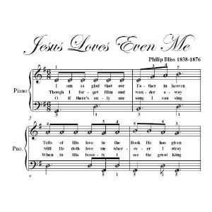    Jesus Loves Even Me Easy Piano Sheet Music Christian Books