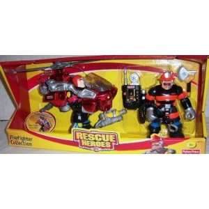  Rescue Heroes Firefighter Collection Fisher Price Hal E 