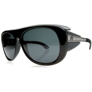  ELECTRIC Fiend Sunglasses Gloss Black/Grey Glass Polar 