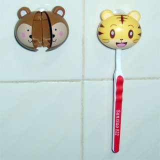 Single Tiger Toothbrush Holder Suction Cup  