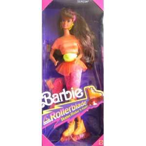  Barbie Teresa Rollerblade Doll (1991) Toys & Games