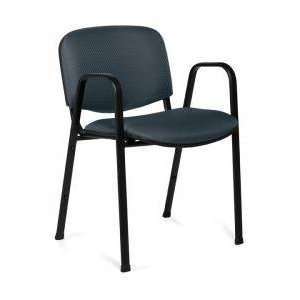  Offices To Go Fabric Low Back Stack Chair w/ Loop Arms 