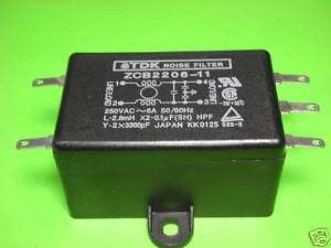 TDK AC Noise Filter 110V 220V 6A ZCB2206 11 Power line  