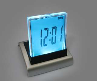   Digital LED Desk Clock Alarm Timer Thermomete​r Calendar Temp  
