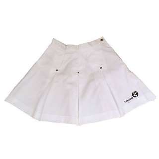 Womens Ixspa Pleated Tennis Skirt   White   Sizes  