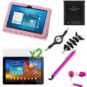 Screen Protector + SD Reader/USB adapter + Universal Stylus with Flat 